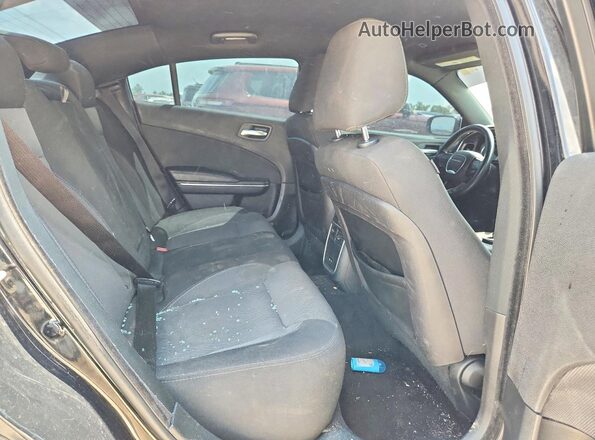 2C3CDXBG6JH152239 2018 DODGE CHARGER Black Հետևի նստատեղերի տեսք