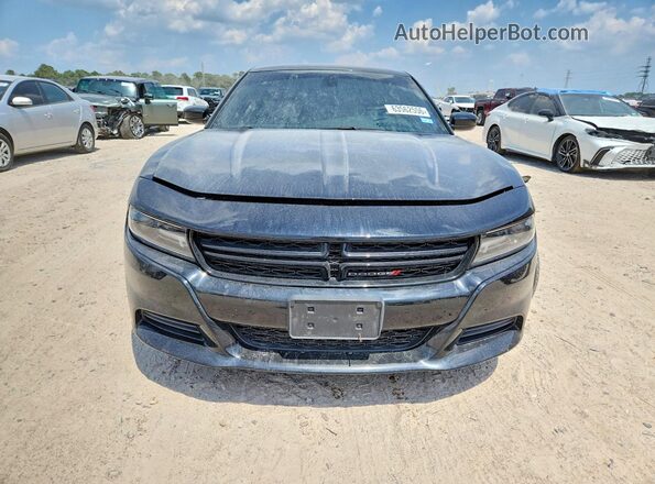 2C3CDXBG6JH152239 2018 DODGE CHARGER Black Դիմացի տեսք