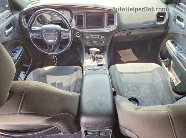 2C3CDXBG6JH152239 2018 DODGE CHARGER Black Առջևի վահանակի տեսք