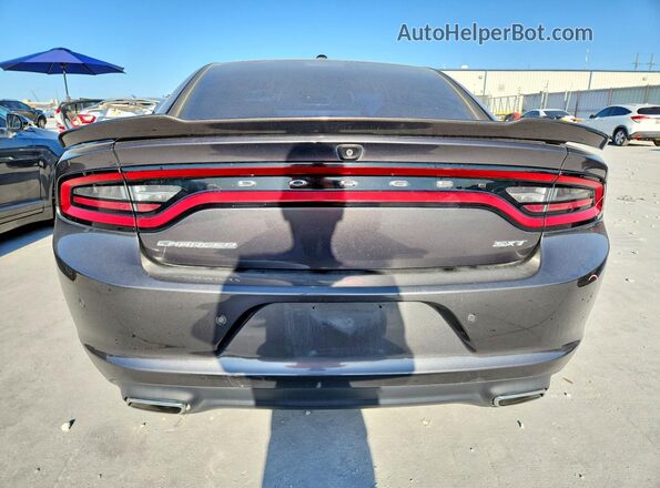 2C3CDXBG6JH173477 2018 DODGE CHARGER Charcoal Widok z tyłu