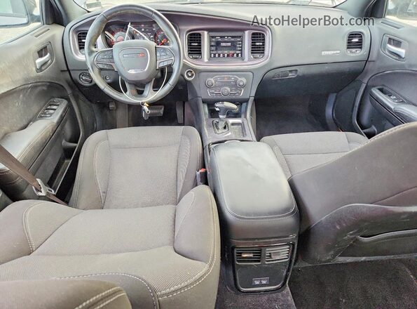 2C3CDXBG6JH319344 2018 DODGE CHARGER Gray Dashboard view