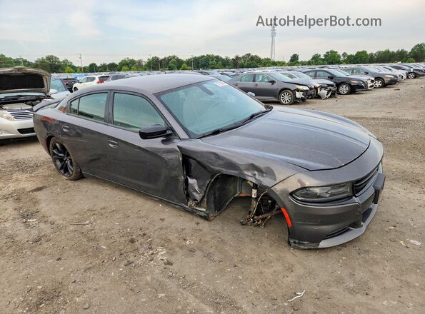 2C3CDXBG6JH319344 2018 DODGE CHARGER Gray Front right
