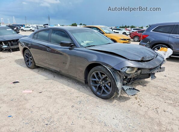 2C3CDXBG6KH615191 2019 DODGE CHARGER Gray Przód prawy