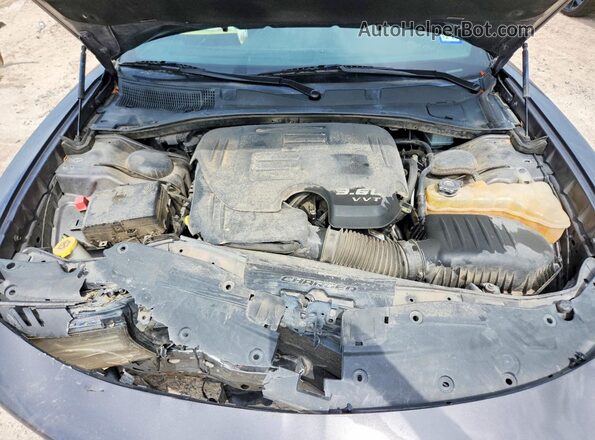 2C3CDXBG6KH615191 2019 DODGE CHARGER Gray Widok wnętrza z tyłu