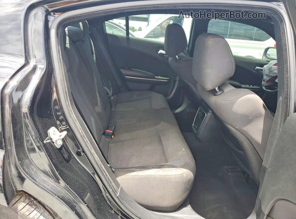 2C3CDXBG6KH640916 2019 DODGE CHARGER Black Vista de los asientos traseros
