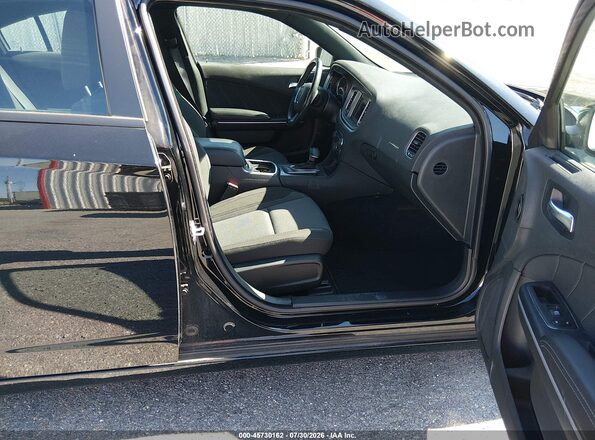 2C3CDXBG6KH684866 2019 DODGE CHARGER Black Widok wnętrza z przodu