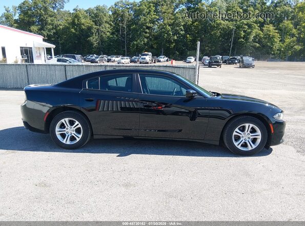 2C3CDXBG6KH684866 2019 DODGE CHARGER Black Widok wnętrza z tyłu
