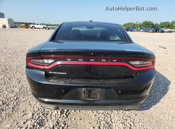 2C3CDXBG6KH699352 2019 DODGE CHARGER Black Вид ззаду