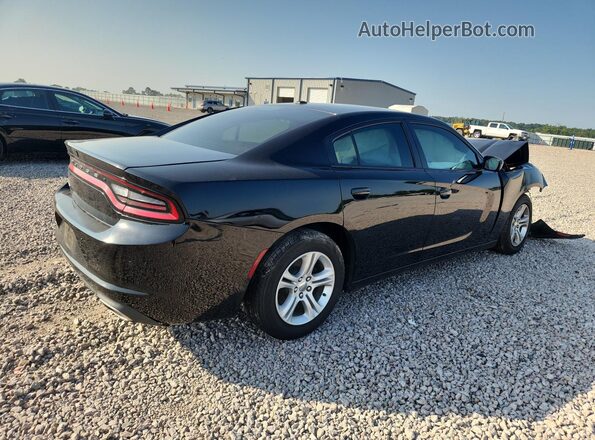 2C3CDXBG6KH699352 2019 DODGE CHARGER Black Задня права чверть