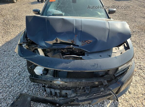 2C3CDXBG6KH699352 2019 DODGE CHARGER Black Вид задньої частини салону