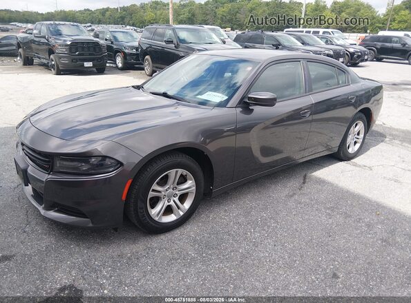 2C3CDXBG6LH100502 2020 DODGE CHARGER Gray Przód lewy