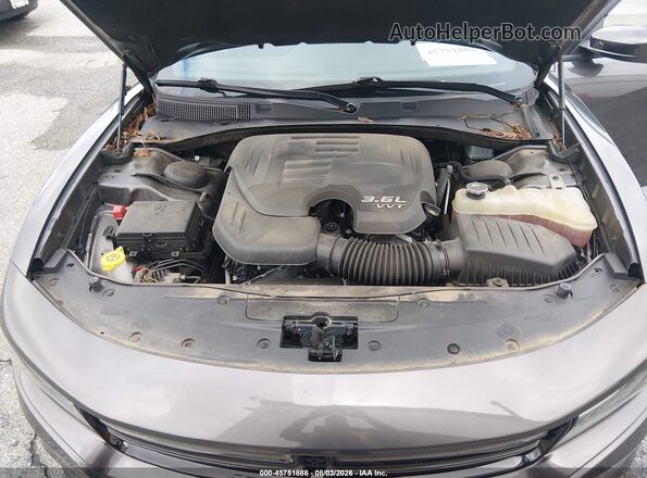 2C3CDXBG6LH100502 2020 DODGE CHARGER Gray Widok z tyłu