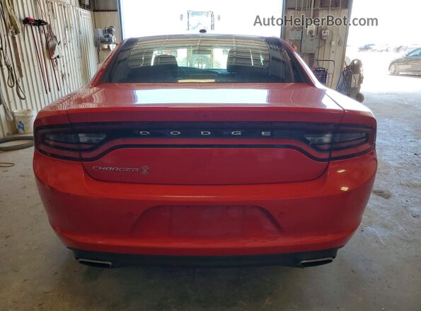2C3CDXBG6LH124038 2020 DODGE CHARGER Red Vista trasera