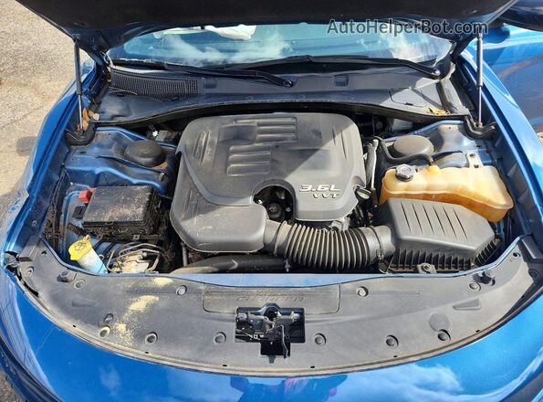 2C3CDXBG6LH163583 2020 DODGE CHARGER Blue Vista interior trasera