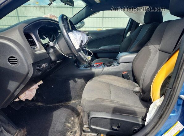 2C3CDXBG6LH163583 2020 DODGE CHARGER Blue Vista interior delantera