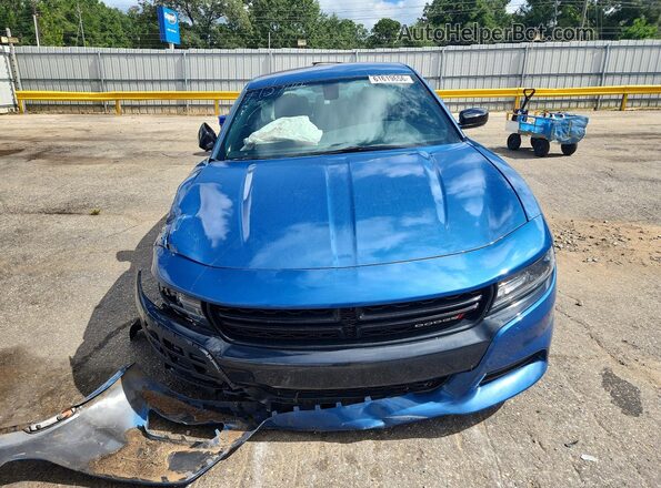 2C3CDXBG6LH163583 2020 DODGE CHARGER Blue Vista frontal