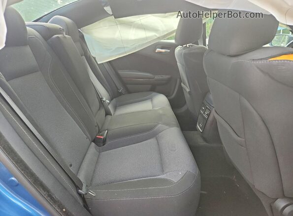 2C3CDXBG6LH163583 2020 DODGE CHARGER Blue Vista de los asientos traseros