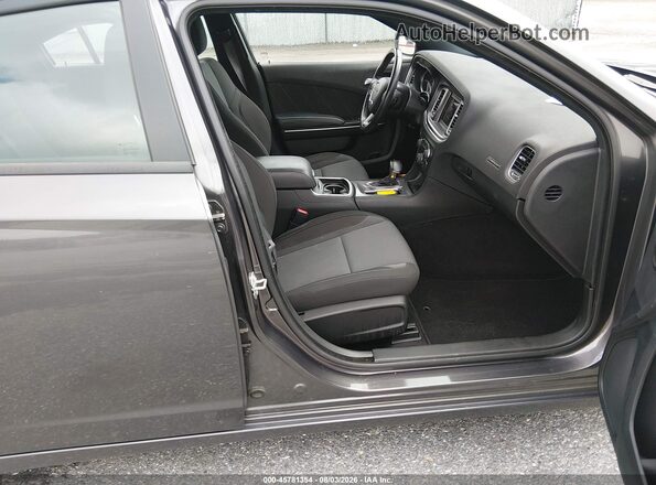 2C3CDXBG6LH179959 2020 DODGE CHARGER Black Front interior view