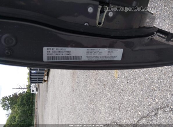 2C3CDXBG6LH179959 2020 DODGE CHARGER Black Engine compartment view