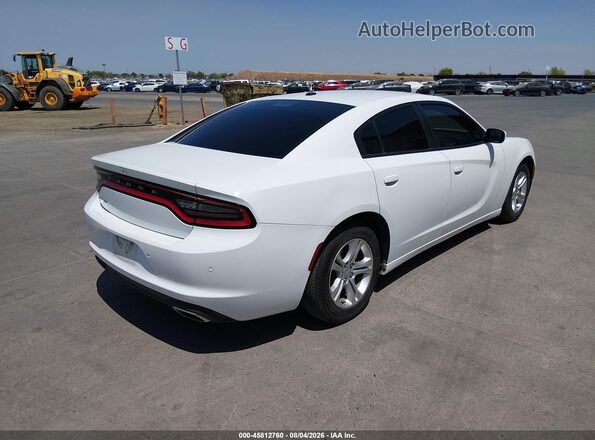 2C3CDXBG6LH179976 2020 DODGE CHARGER White Հետևի աջ