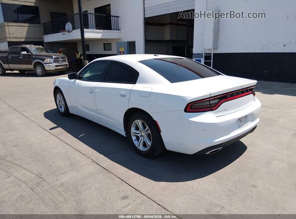 2C3CDXBG6LH179976 2020 DODGE CHARGER White Հետևի ձախ