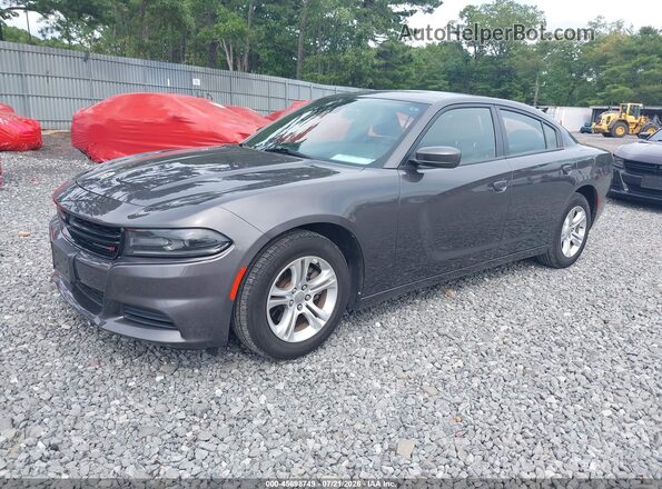 2C3CDXBG6LH190055 2020 DODGE CHARGER Black Przód lewy