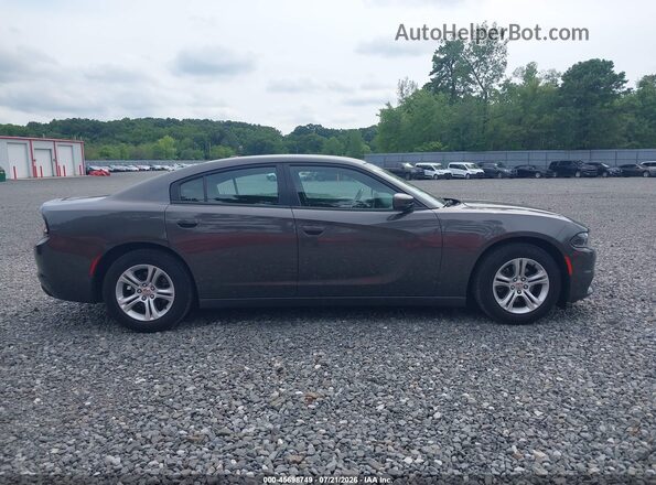 2C3CDXBG6LH190055 2020 DODGE CHARGER Black Widok wnętrza z tyłu
