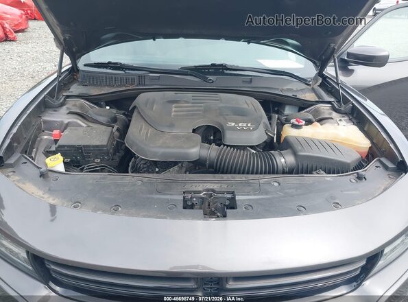 2C3CDXBG6LH190055 2020 DODGE CHARGER Black Widok z tyłu