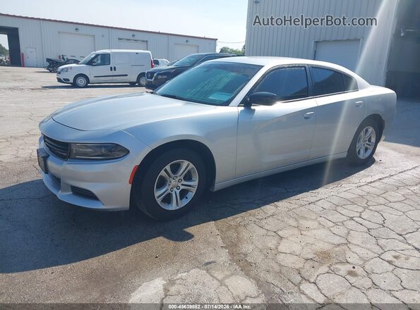 2C3CDXBG6LH190153 2020 DODGE CHARGER Silver Front left