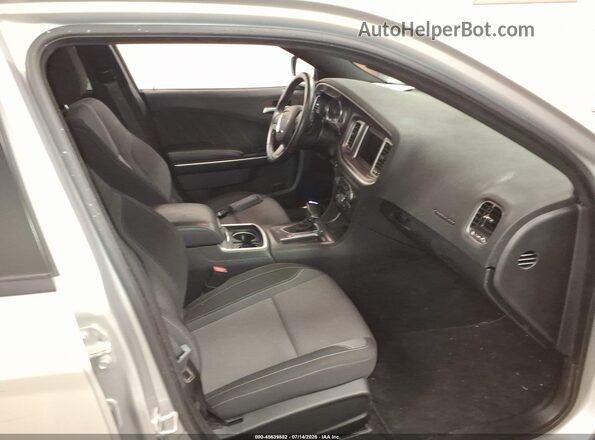2C3CDXBG6LH190153 2020 DODGE CHARGER Silver Front interior view
