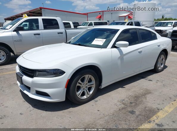 2C3CDXBG6LH192128 2020 DODGE CHARGER White Vista tres cuartos delantera izquierda