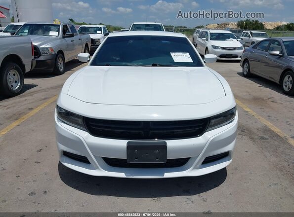 2C3CDXBG6LH192128 2020 DODGE CHARGER White Vista del cuadro de instrumentos