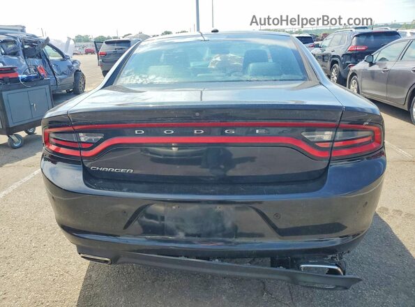2C3CDXBG6MH515143 2021 DODGE CHARGER Black უკანა ხედი