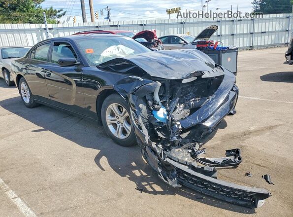 2C3CDXBG6MH515143 2021 DODGE CHARGER Black წინა მარჯვენა