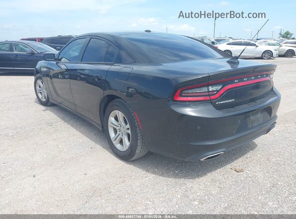 2C3CDXBG6MH621544 2021 DODGE CHARGER Black Trasero izquierdo