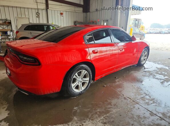 2C3CDXBG6NH125483 2022 DODGE CHARGER Красный Задняя правая четверть