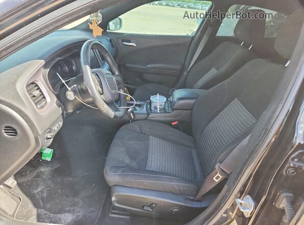 2C3CDXBG6PH532335 2023 DODGE CHARGER Black Front interior view