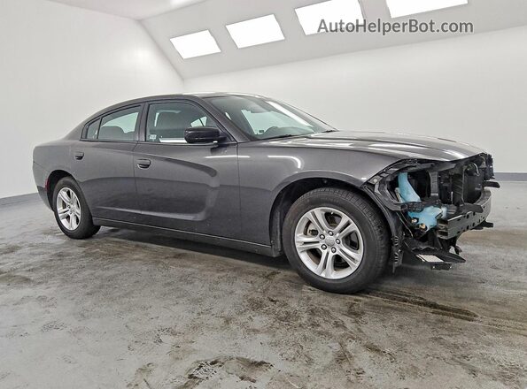 2C3CDXBG6PH687788 2023 DODGE CHARGER Угольный Передняя правая четверть