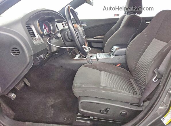 2C3CDXBG6PH687788 2023 DODGE CHARGER Угольный Вид салона спереди
