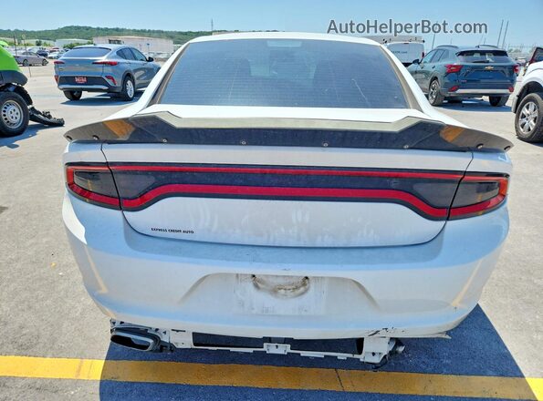 2C3CDXBG7HH629898 2017 DODGE CHARGER White Հետևի տեսք