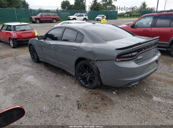 2C3CDXBG7JH126281 2018 DODGE CHARGER Gray Rear left