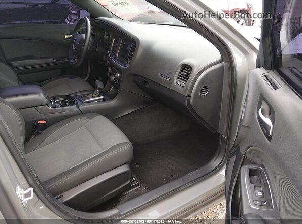 2C3CDXBG7JH126281 2018 DODGE CHARGER Gray Front interior view