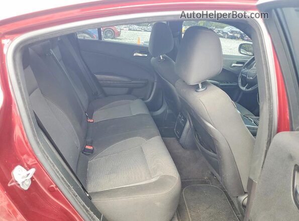 2C3CDXBG7JH147762 2018 DODGE CHARGER Красный Вид задних сидений