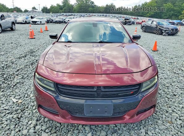 2C3CDXBG7JH147762 2018 DODGE CHARGER Красный Вид спереди