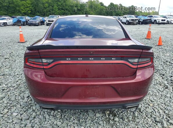 2C3CDXBG7JH147762 2018 DODGE CHARGER Красный Вид сзади