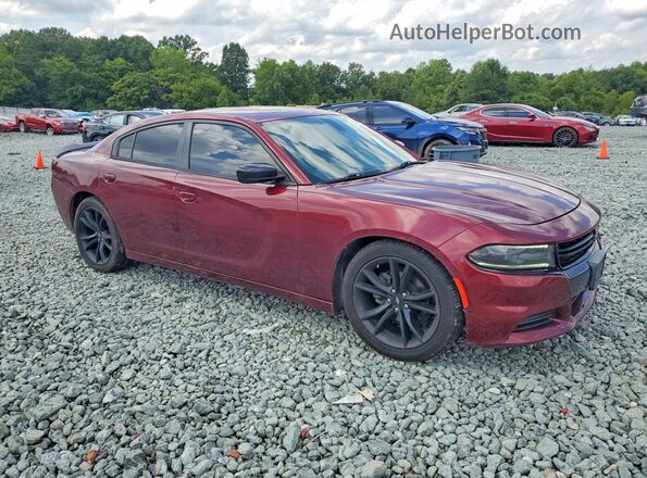 2C3CDXBG7JH147762 2018 DODGE CHARGER Красный Передняя правая четверть
