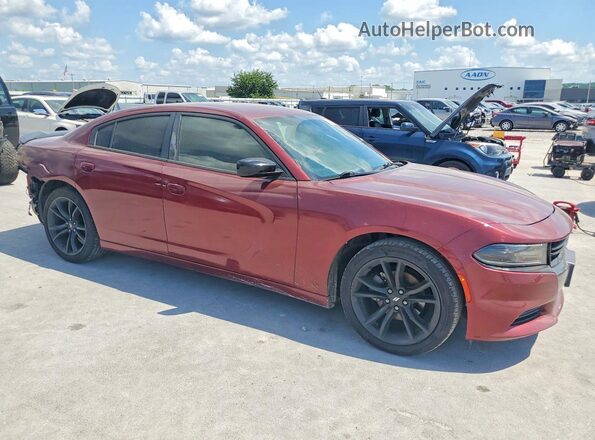 2C3CDXBG7JH217714 2018 DODGE CHARGER Красный Передняя правая четверть