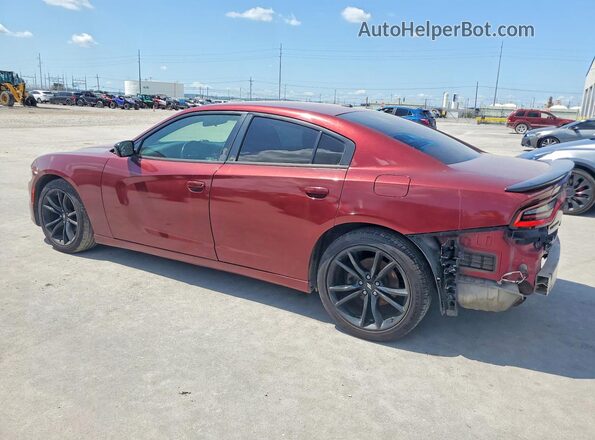 2C3CDXBG7JH217714 2018 DODGE CHARGER Красный Задняя левая четверть