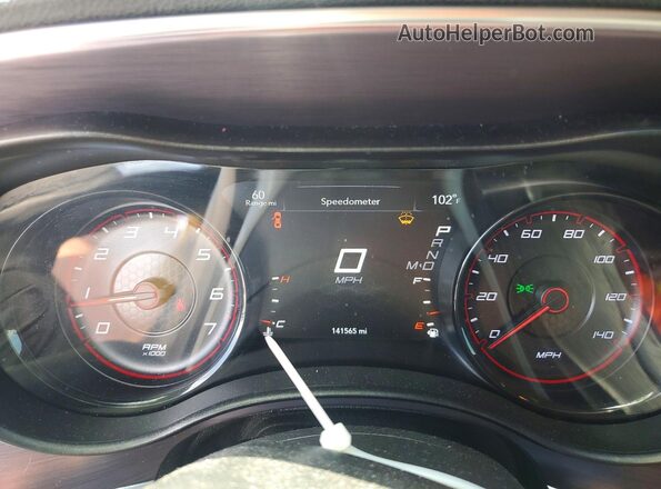 2C3CDXBG7JH217714 2018 DODGE CHARGER Красный Вид щитка приборов