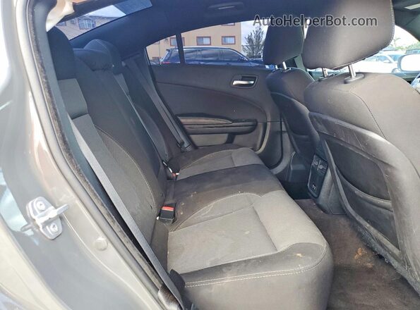 2C3CDXBG7JH336508 2018 DODGE CHARGER Серый Вид задних сидений